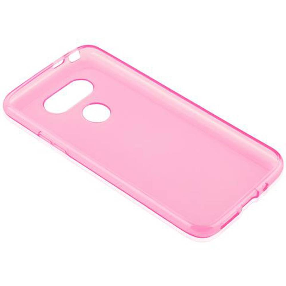 Cadorabo Hülle für LG G5 Schutz Hülle in Pink Schutzhülle TPU Silikon Cover Etui Case