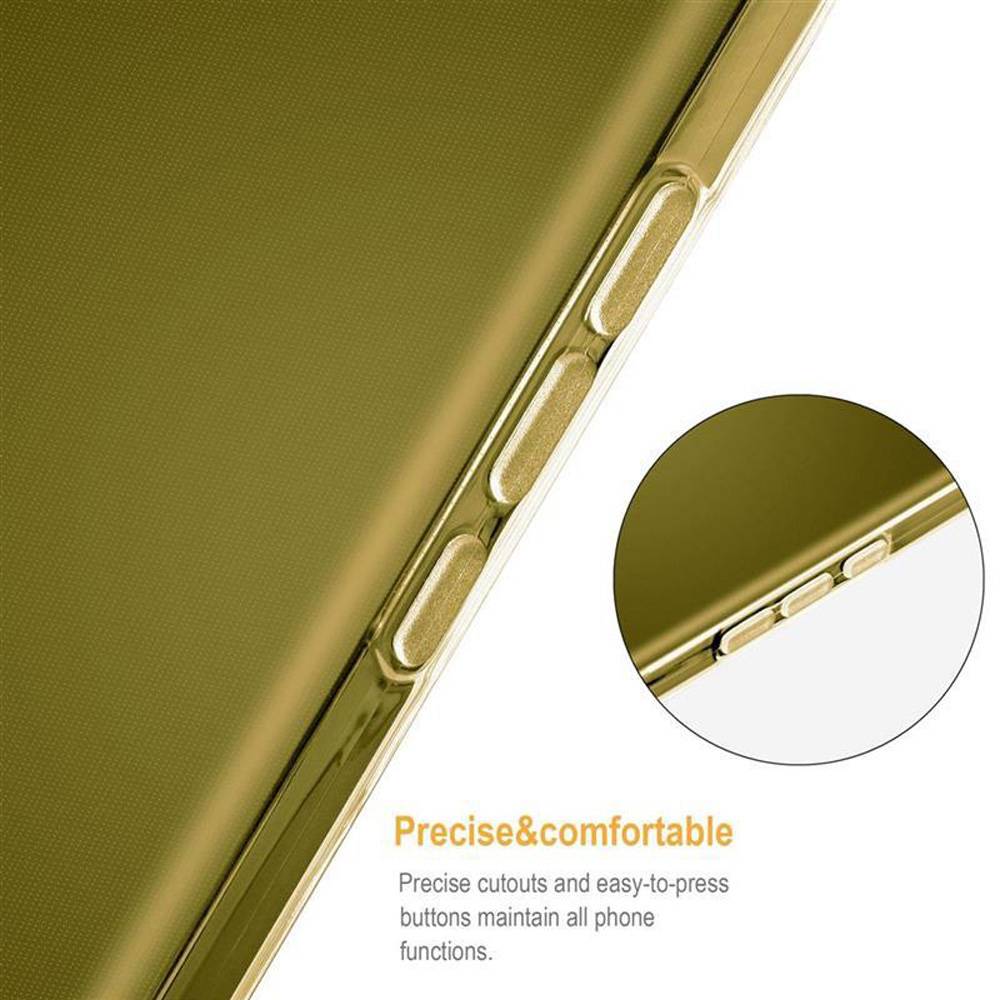 Cadorabo Hülle für LG G4C / G4 MINI / MAGNA Schutz Hülle in Gelb Schutzhülle TPU Silikon Cover Etui Case