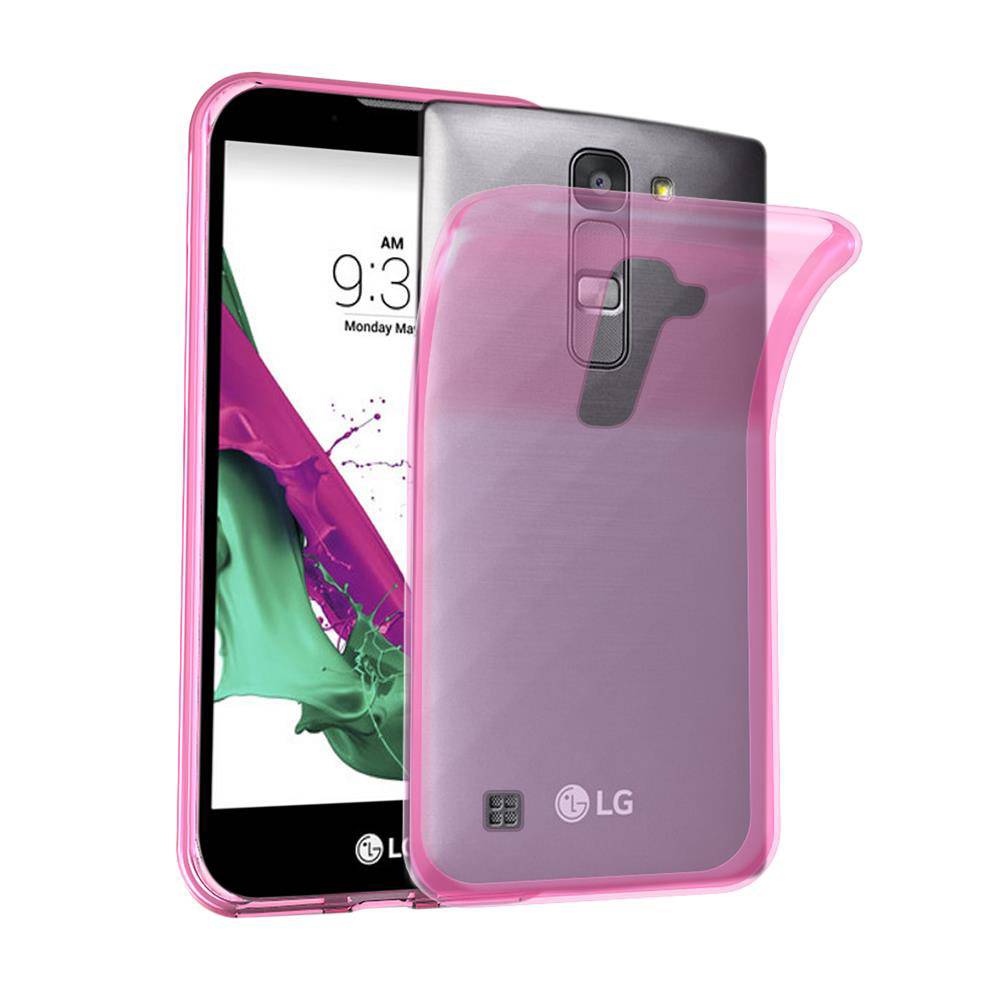 Cadorabo Hülle für LG G4C / G4 MINI / MAGNA Schutz Hülle in Pink Schutzhülle TPU Silikon Cover Etui Case