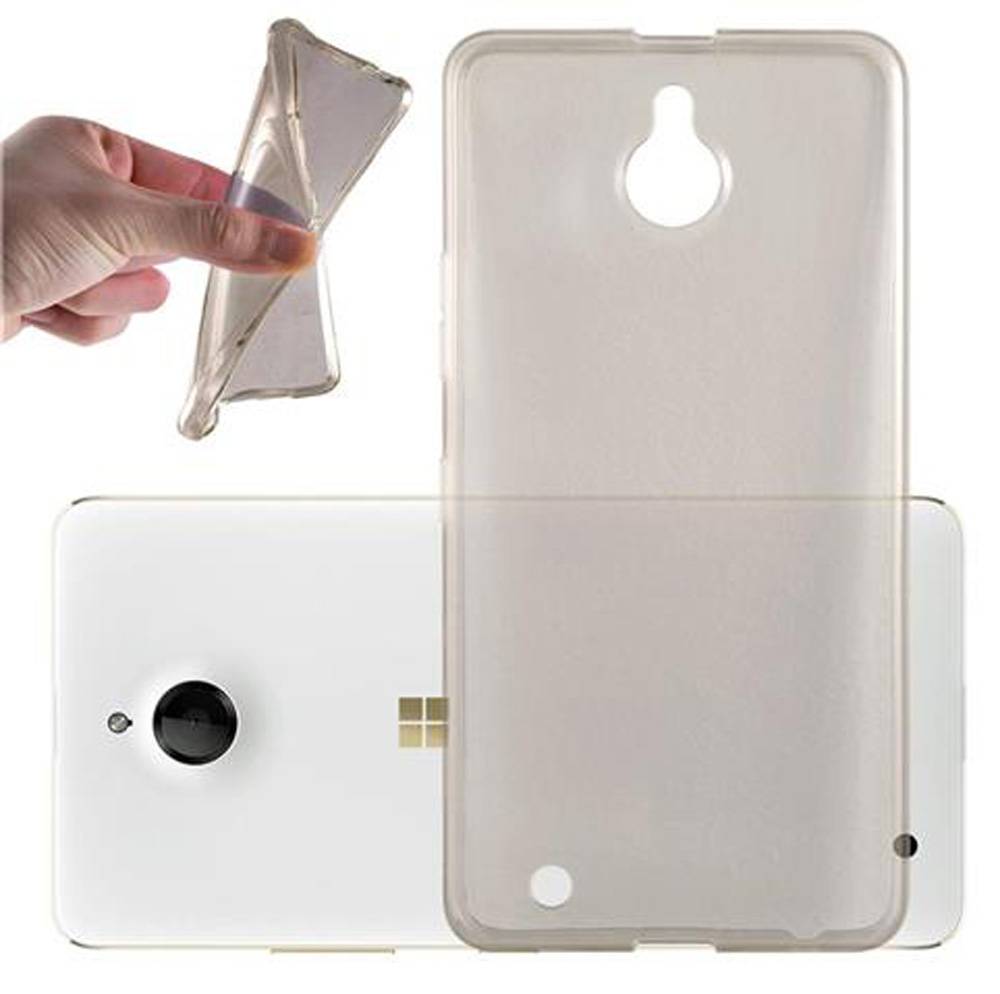 Cadorabo Hülle für Nokia Lumia 850 Schutz Hülle in Schwarz Schutzhülle TPU Silikon Cover Etui Case