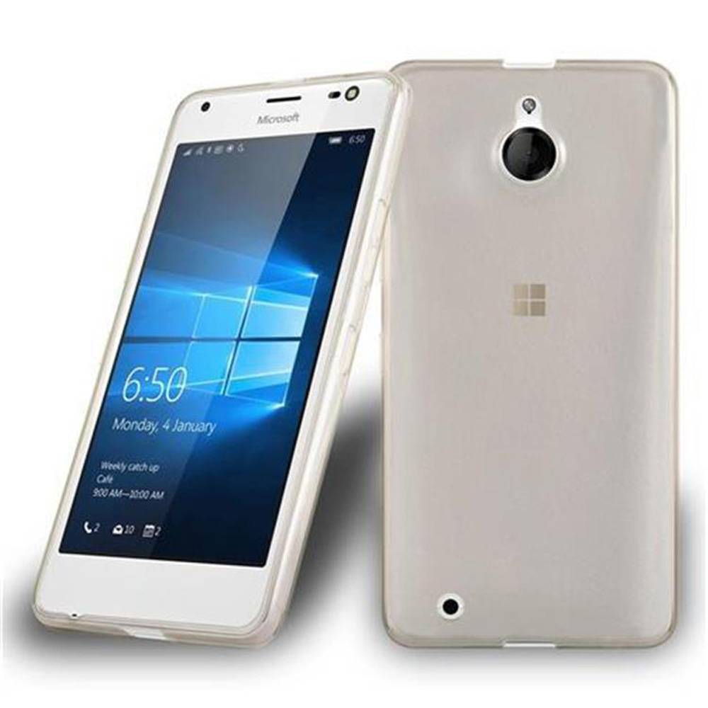 Cadorabo Hülle für Nokia Lumia 850 Schutz Hülle in Schwarz Schutzhülle TPU Silikon Cover Etui Case