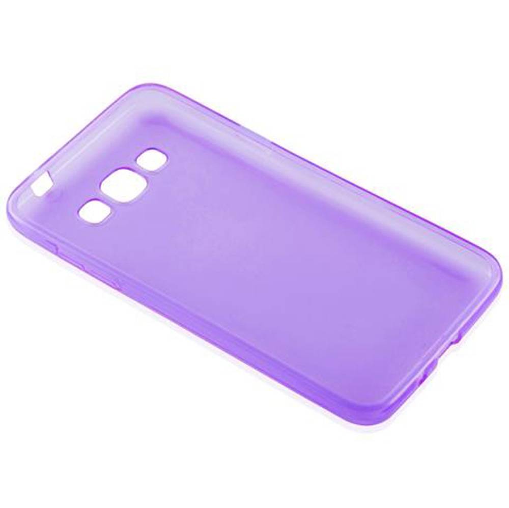 Cadorabo Hülle für Samsung Galaxy GRAND 3 Schutz Hülle in Lila Schutzhülle TPU Silikon Cover Etui Case