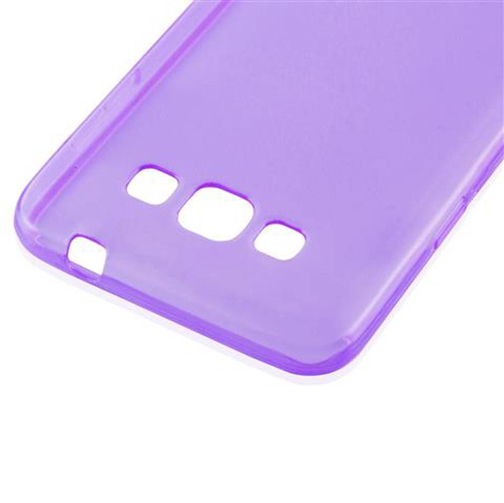 Cadorabo Hülle für Samsung Galaxy GRAND 3 Schutz Hülle in Lila Schutzhülle TPU Silikon Cover Etui Case