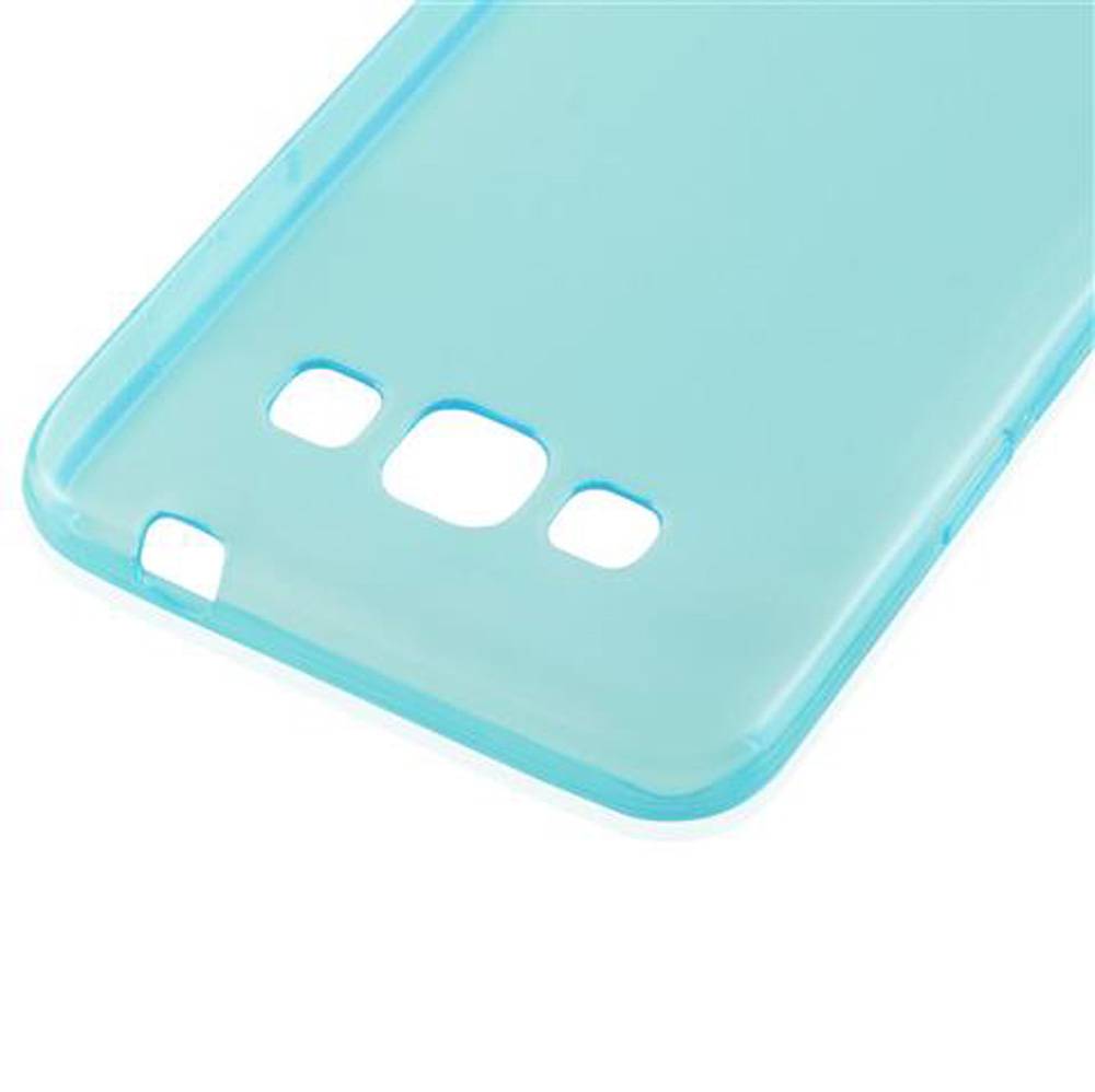 Cadorabo Hülle für Samsung Galaxy GRAND 3 Schutz Hülle in Blau Schutzhülle TPU Silikon Cover Etui Case