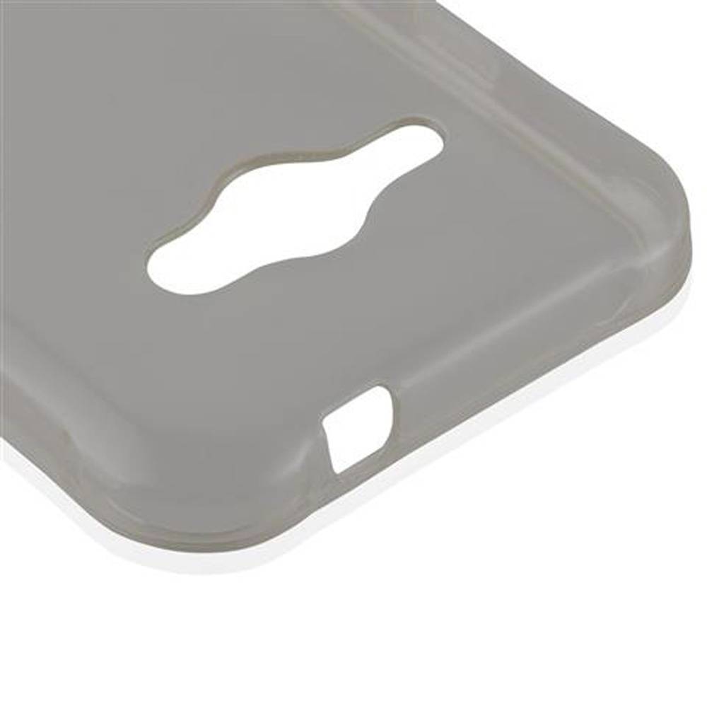 Cadorabo Hülle für Samsung Galaxy J1 ACE Schutz Hülle in Schwarz Schutzhülle TPU Silikon Cover Etui Case