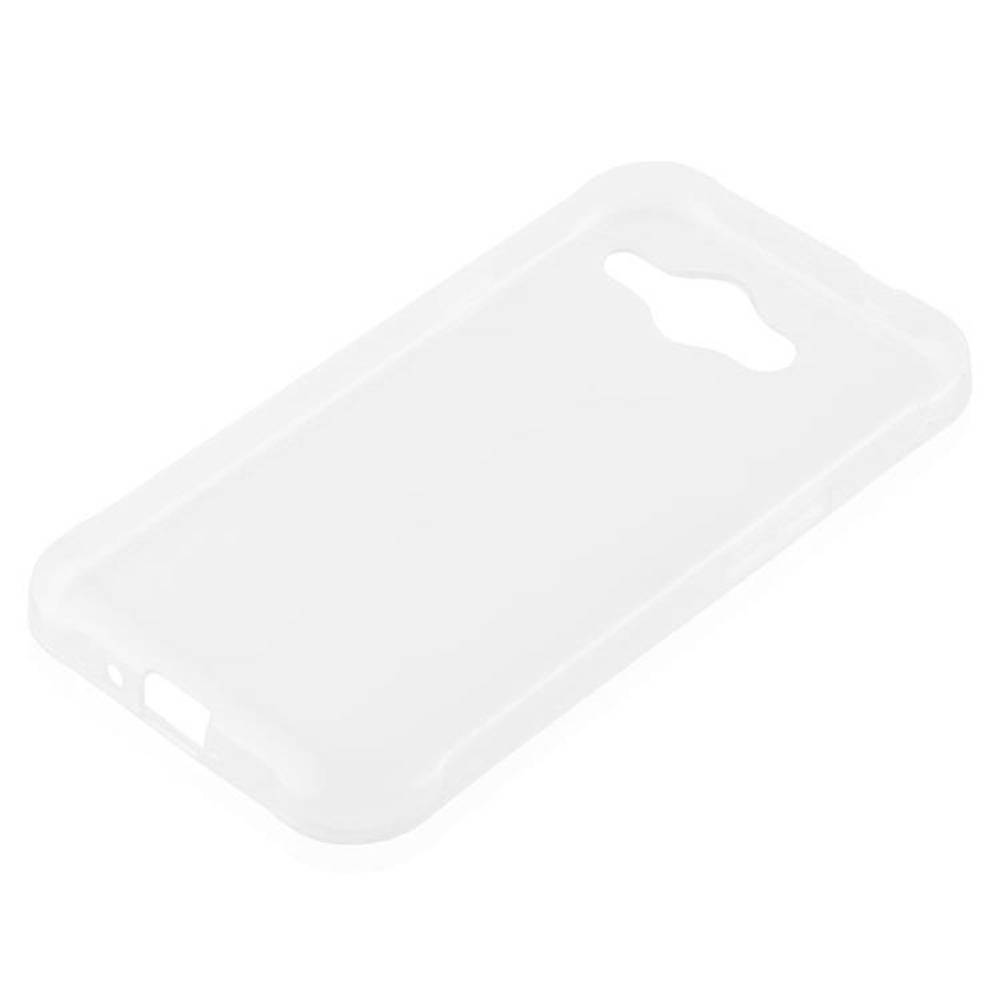 Cadorabo Hülle für Samsung Galaxy J1 ACE Schutz Hülle in Transparent Schutzhülle TPU Silikon Cover Etui Case