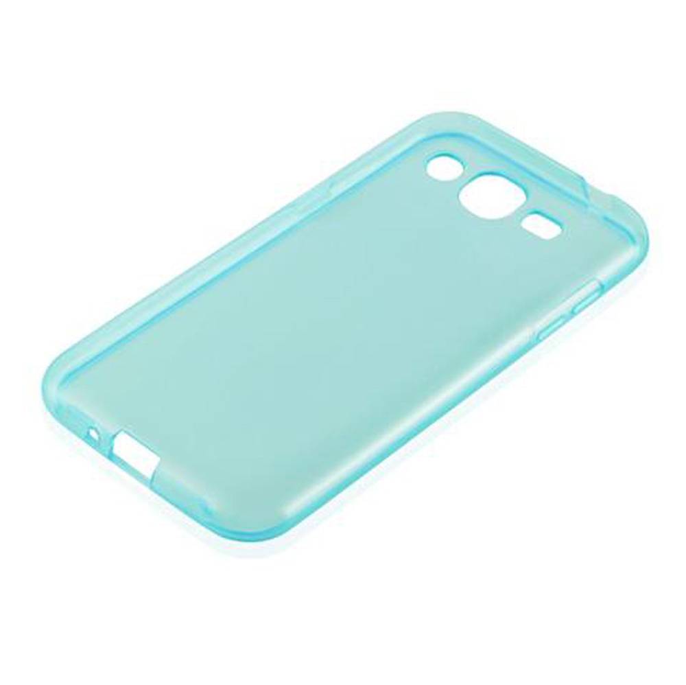Cadorabo Hülle für Samsung Galaxy J2 2015 Schutz Hülle in Blau Schutzhülle TPU Silikon Cover Etui Case