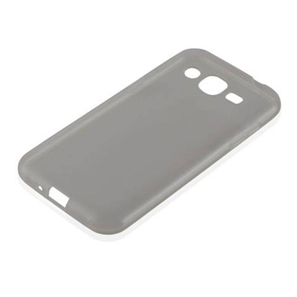 Cadorabo Hülle für Samsung Galaxy J2 2015 Schutz Hülle in Schwarz Schutzhülle TPU Silikon Cover Etui Case