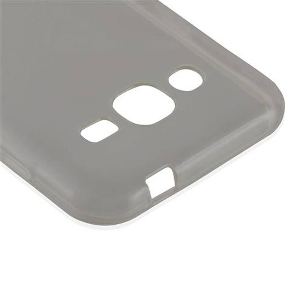 Cadorabo Hülle für Samsung Galaxy J2 2015 Schutz Hülle in Schwarz Schutzhülle TPU Silikon Cover Etui Case