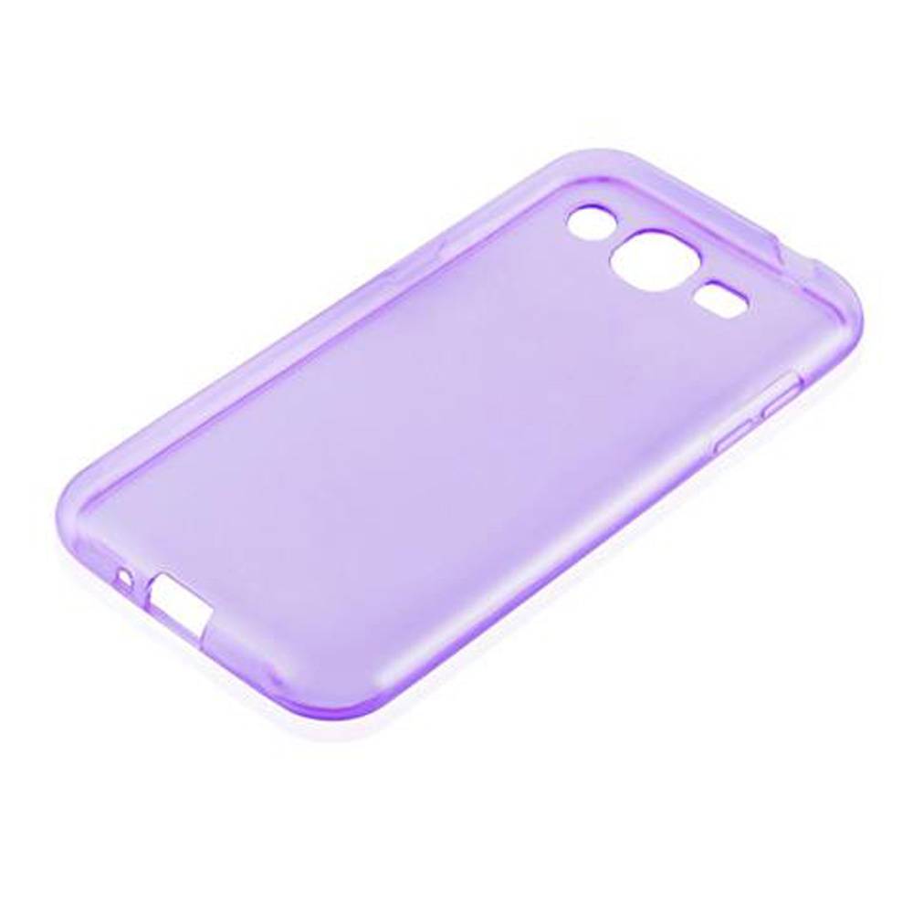 Cadorabo Hülle für Samsung Galaxy J2 2015 Schutz Hülle in Lila Schutzhülle TPU Silikon Cover Etui Case