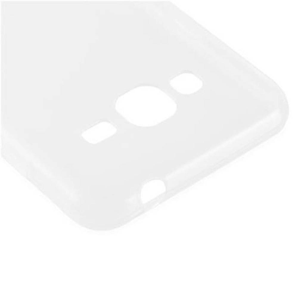Cadorabo Hülle für Samsung Galaxy J3 2016 Schutz Hülle in Transparent Schutzhülle TPU Silikon Cover Etui Case