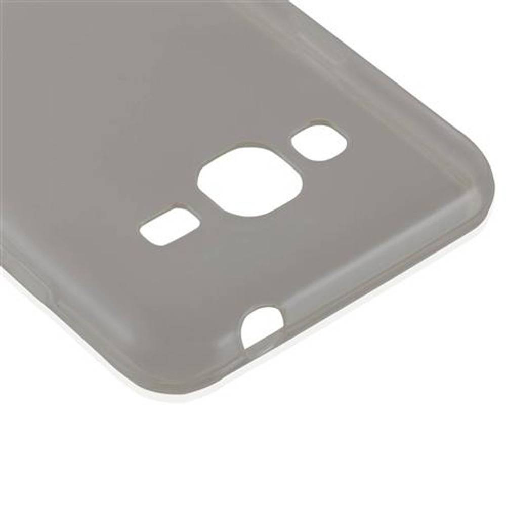 Cadorabo Hülle für Samsung Galaxy J3 2016 Schutz Hülle in Schwarz Schutzhülle TPU Silikon Cover Etui Case