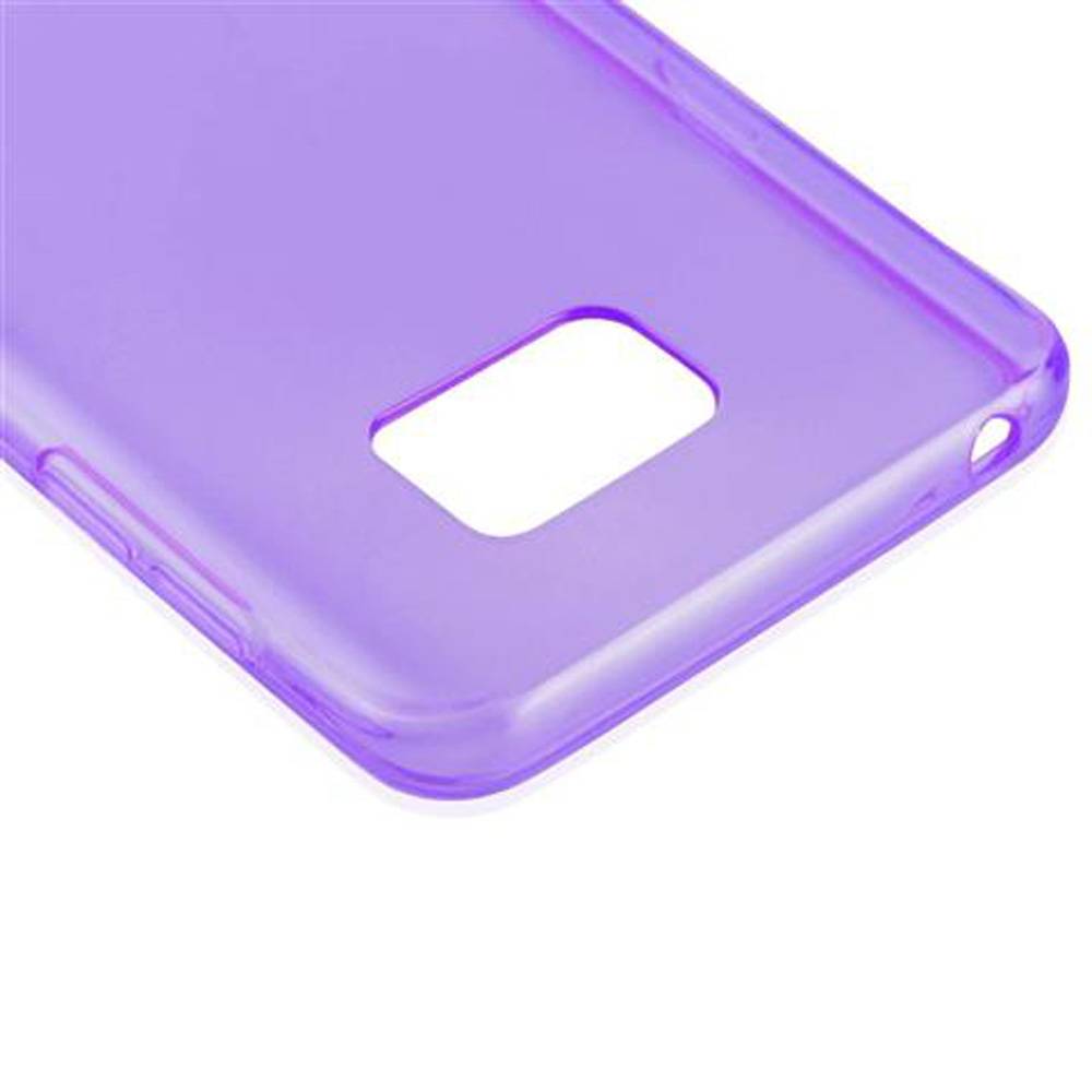 Cadorabo Hülle für Samsung Galaxy NOTE 5 Schutz Hülle in Lila Schutzhülle TPU Silikon Cover Etui Case