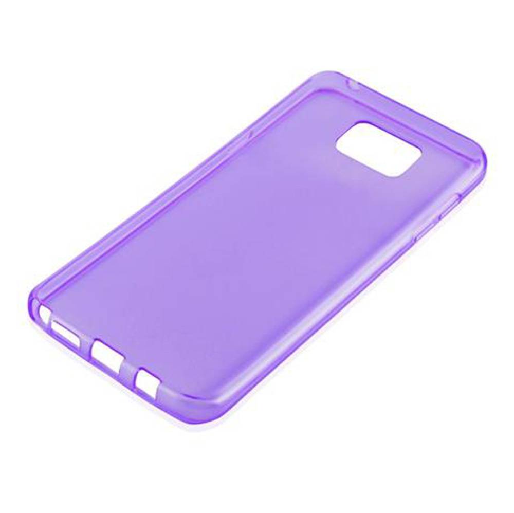 Cadorabo Hülle für Samsung Galaxy NOTE 5 Schutz Hülle in Lila Schutzhülle TPU Silikon Cover Etui Case
