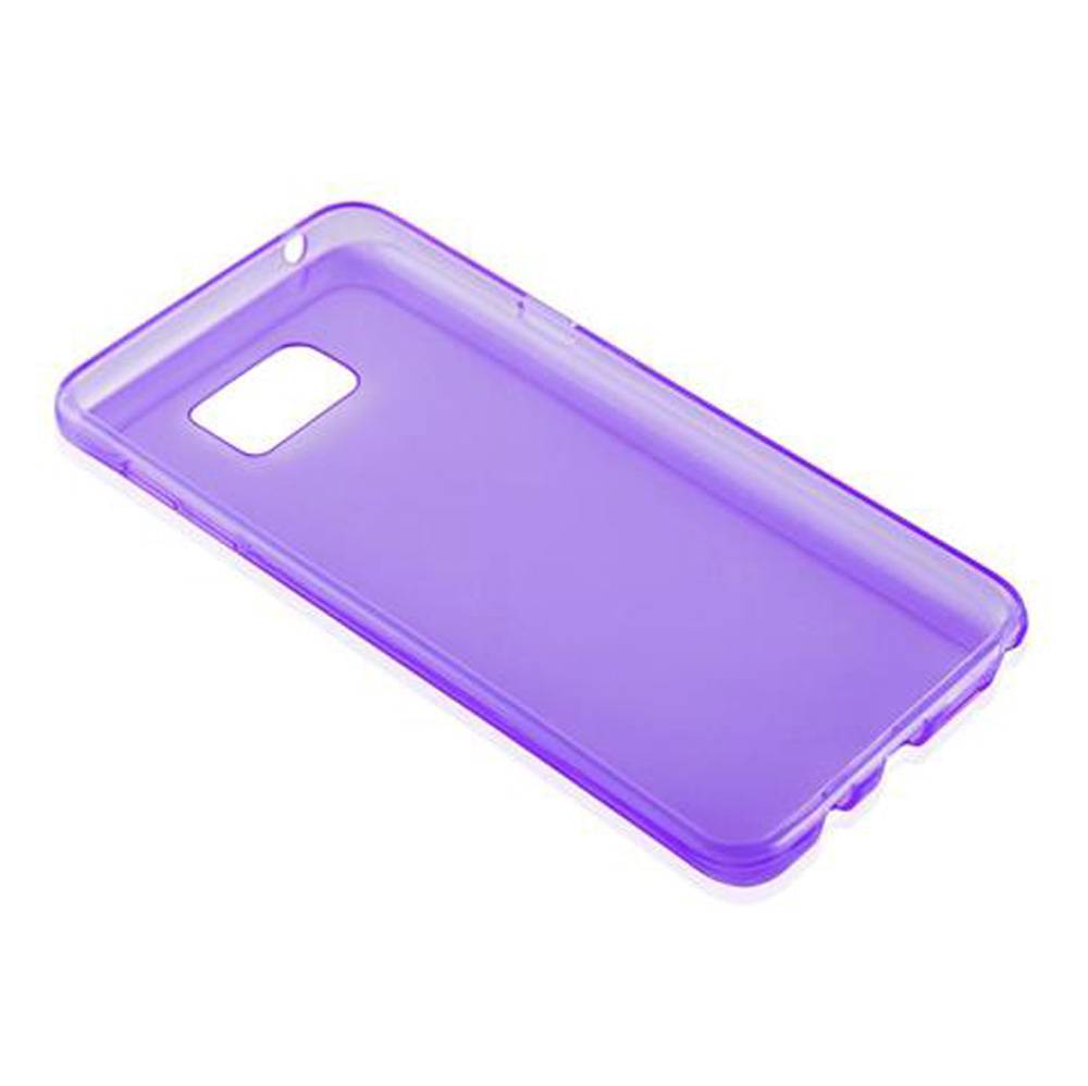 Cadorabo Hülle für Samsung Galaxy NOTE 5 Schutz Hülle in Lila Schutzhülle TPU Silikon Cover Etui Case