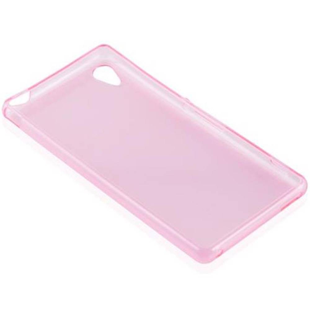 Cadorabo Hülle für Sony Xperia M4 AQUA Schutz Hülle in Pink Schutzhülle TPU Silikon Cover Etui Case
