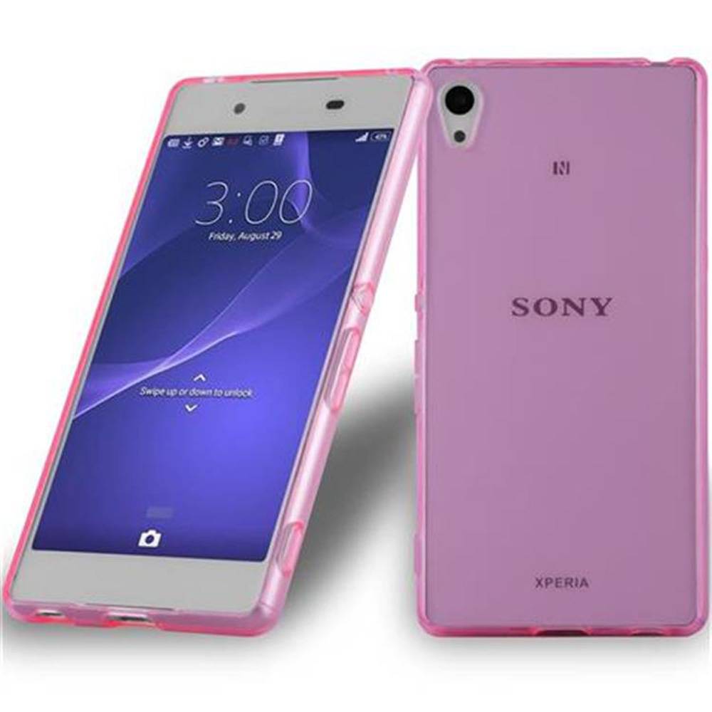 Cadorabo Hülle für Sony Xperia Z3 PLUS / Z4 Schutz Hülle in Pink Schutzhülle TPU Silikon Cover Etui Case
