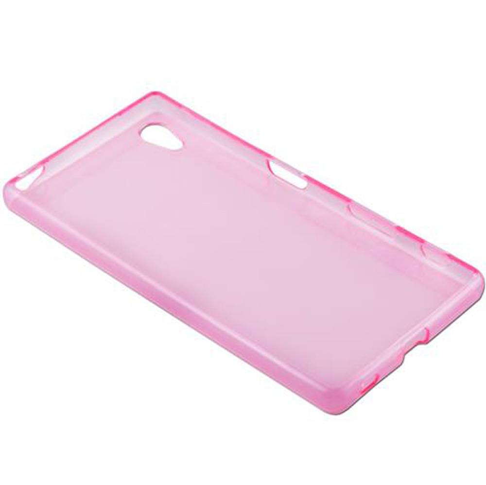 Cadorabo Hülle für Sony Xperia Z5 Schutz Hülle in Pink Schutzhülle TPU Silikon Cover Etui Case