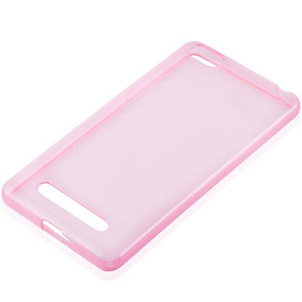 Cadorabo Hülle für Xiaomi Mi 4 Schutz Hülle in Pink Schutzhülle TPU Silikon Cover Etui Case