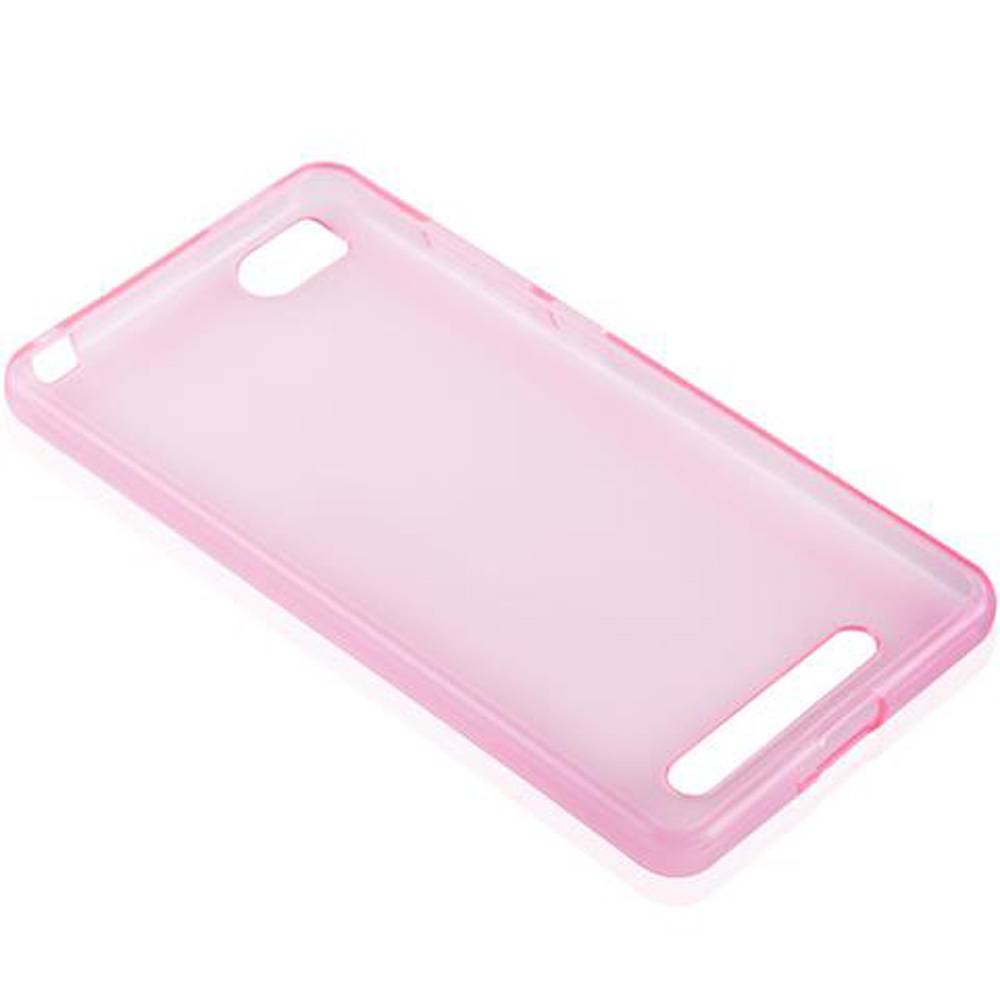 Cadorabo Hülle für Xiaomi Mi 4 Schutz Hülle in Pink Schutzhülle TPU Silikon Cover Etui Case