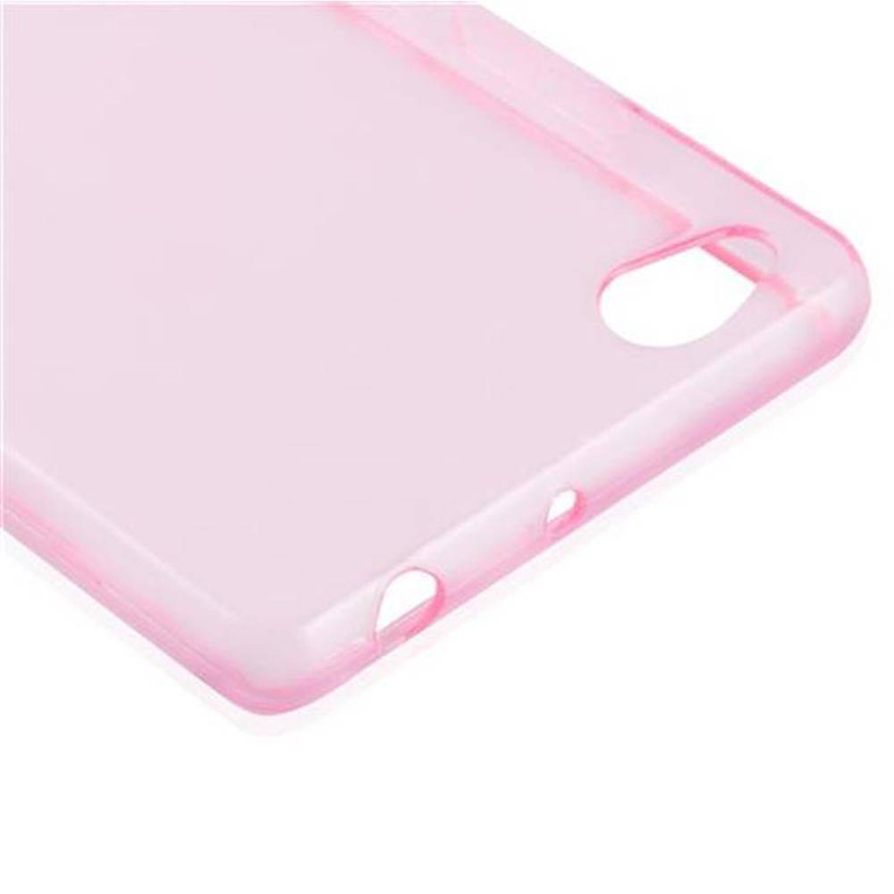 Cadorabo Hülle für ZTE Nubia Z9 MAX Schutz Hülle in Pink Schutzhülle TPU Silikon Cover Etui Case