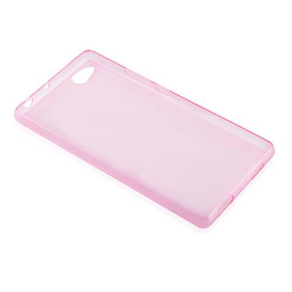 Cadorabo Hülle für ZTE Nubia Z9 MAX Schutz Hülle in Pink Schutzhülle TPU Silikon Cover Etui Case