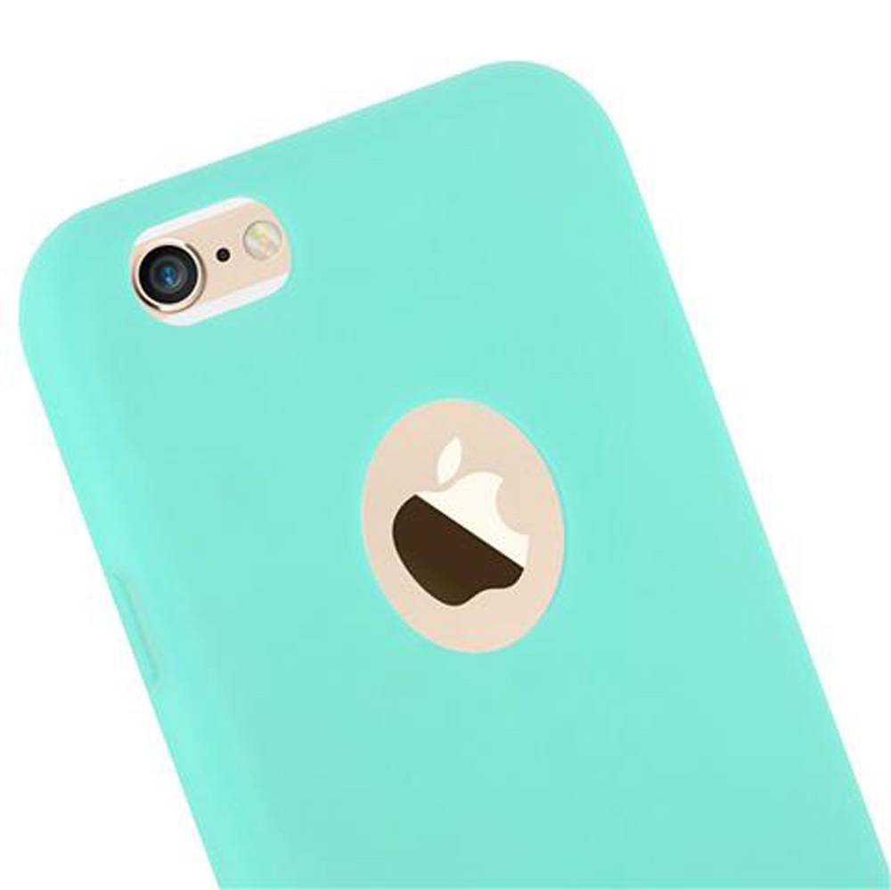 Cadorabo Hülle für Apple iPhone 6 / 6S Schutzhülle in Blau Handyhülle TPU Silikon Etui Case Cover