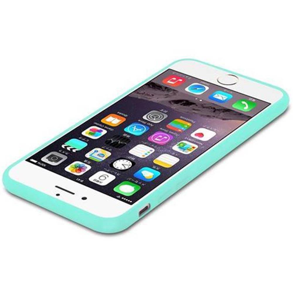 Cadorabo Hülle für Apple iPhone 6 / 6S Schutzhülle in Blau Handyhülle TPU Silikon Etui Case Cover