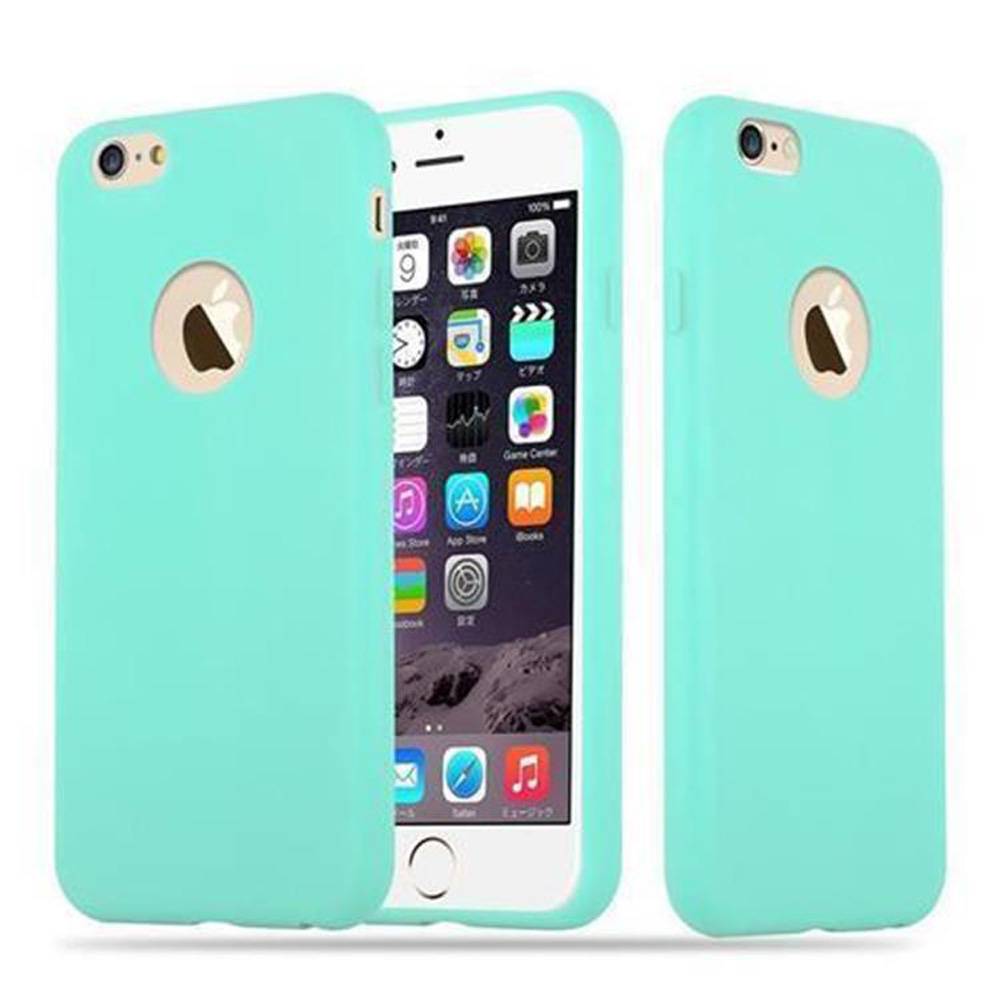Cadorabo Hülle für Apple iPhone 6 PLUS / 6S PLUS Schutzhülle in Blau Handyhülle TPU Silikon Etui Case Cover