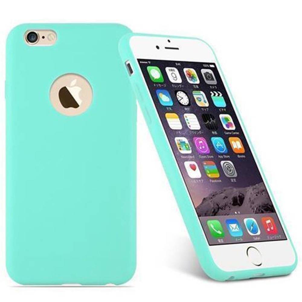 Cadorabo Hülle für Apple iPhone 6 PLUS / 6S PLUS Schutzhülle in Blau Handyhülle TPU Silikon Etui Case Cover