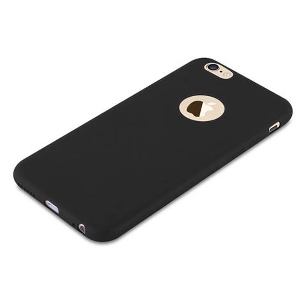 Cadorabo Hülle für Apple iPhone 6 / 6S Schutzhülle in Schwarz Handyhülle TPU Silikon Etui Case Cover