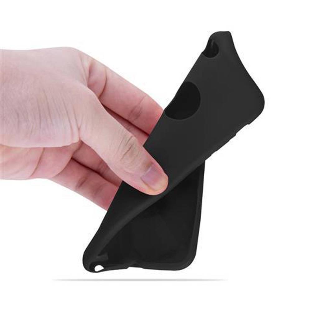 Cadorabo Hülle für Apple iPhone 6 / 6S Schutzhülle in Schwarz Handyhülle TPU Silikon Etui Case Cover