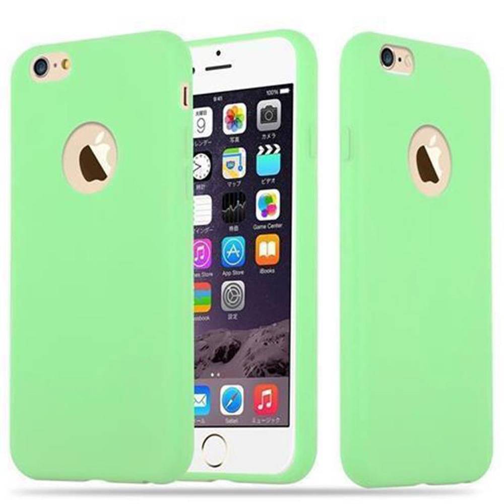 Cadorabo Hülle für Apple iPhone 6 PLUS / 6S PLUS Schutzhülle in Grün Handyhülle TPU Silikon Etui Case Cover