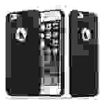 Cadorabo Hülle für Apple iPhone 6 PLUS / 6S PLUS Schutzhülle in Schwarz Handyhülle TPU Silikon Etui Case Cover