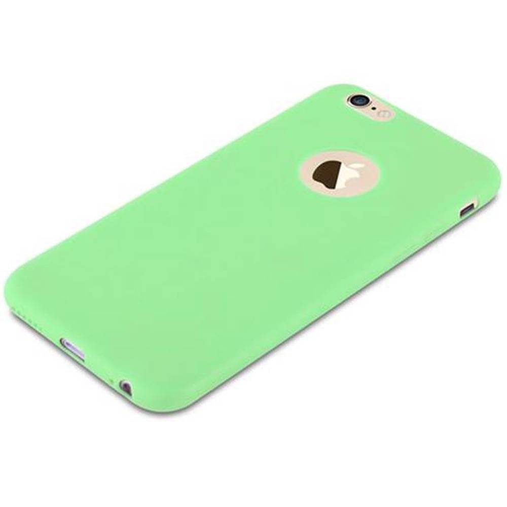 Cadorabo Hülle für Apple iPhone 6 / 6S Schutzhülle in Grün Handyhülle TPU Silikon Etui Case Cover