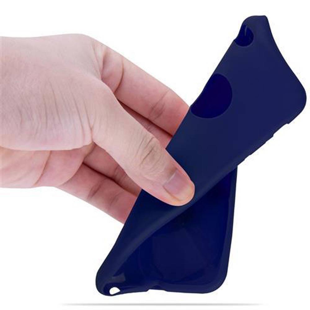 Cadorabo Hülle für Apple iPhone 6 / 6S Schutzhülle in Blau Handyhülle TPU Silikon Etui Case Cover