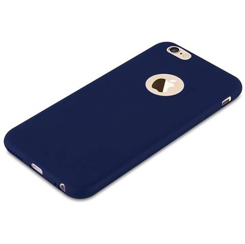 Cadorabo Hülle für Apple iPhone 6 / 6S Schutzhülle in Blau Handyhülle TPU Silikon Etui Case Cover