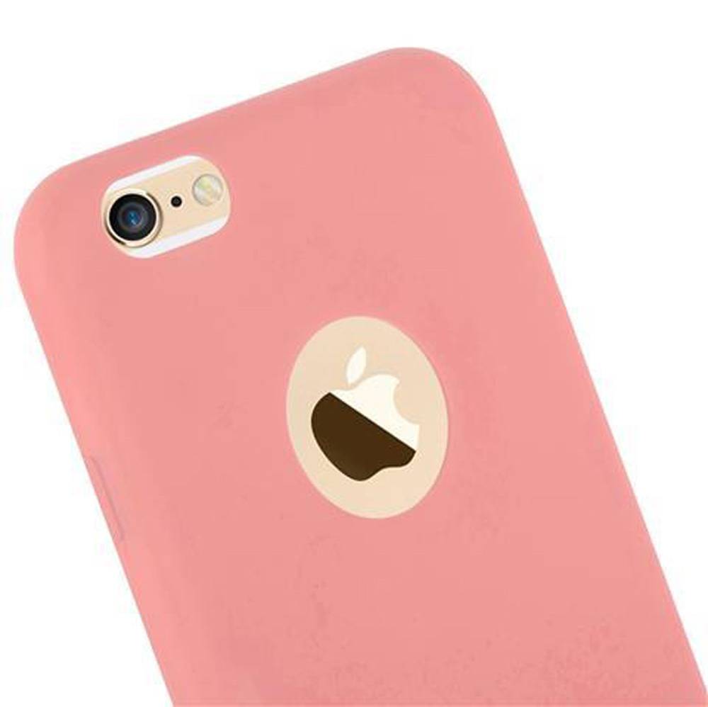 Cadorabo Hülle für Apple iPhone 6 PLUS / 6S PLUS Schutzhülle in Rosa Handyhülle TPU Silikon Etui Case Cover