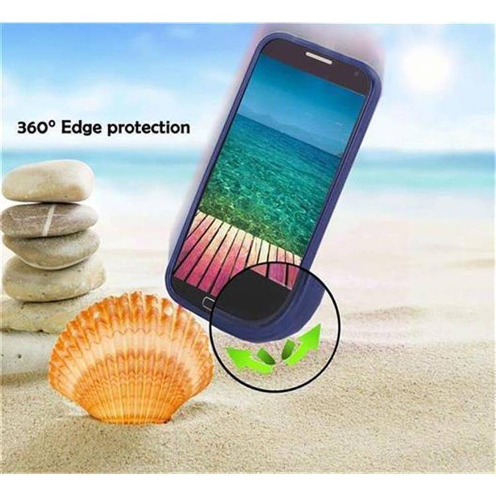 Cadorabo Hülle für Apple iPhone 6 PLUS / 6S PLUS Schutzhülle in Blau Handyhülle TPU Silikon Etui Case Cover