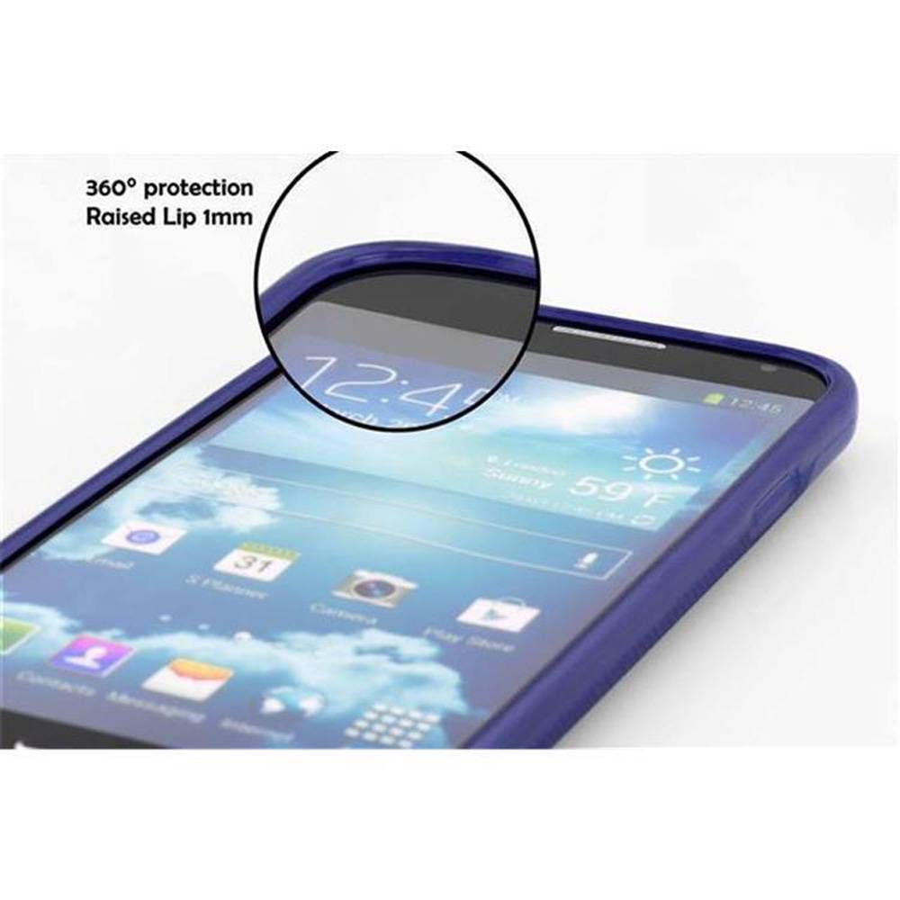 Cadorabo Hülle für Apple iPhone 6 PLUS / 6S PLUS Schutzhülle in Blau Handyhülle TPU Silikon Etui Case Cover