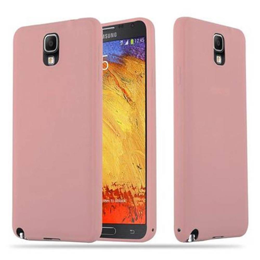 Cadorabo Hülle für Samsung Galaxy NOTE 3 Schutzhülle in Rosa Handyhülle TPU Silikon Etui Case Cover