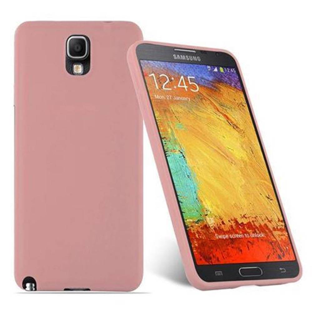 Cadorabo Hülle für Samsung Galaxy NOTE 3 Schutzhülle in Rosa Handyhülle TPU Silikon Etui Case Cover