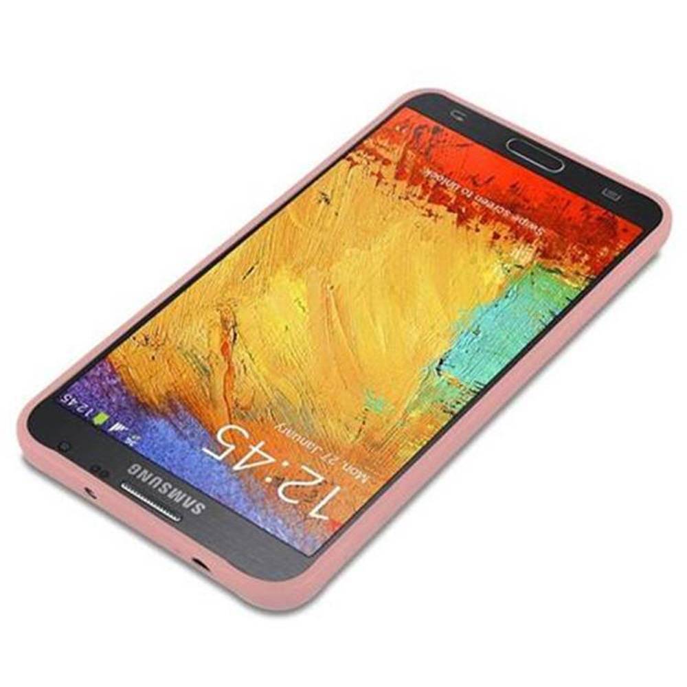 Cadorabo Hülle für Samsung Galaxy NOTE 3 Schutzhülle in Rosa Handyhülle TPU Silikon Etui Case Cover