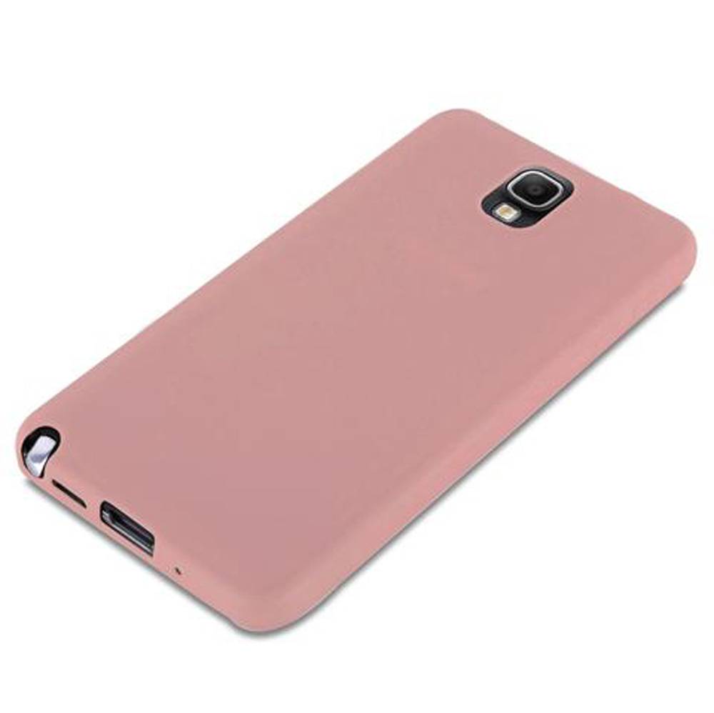Cadorabo Hülle für Samsung Galaxy NOTE 3 Schutzhülle in Rosa Handyhülle TPU Silikon Etui Case Cover