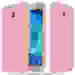 Cadorabo Hülle für Samsung Galaxy J7 2015 Schutzhülle in Rosa Handyhülle TPU Silikon Etui Case Cover
