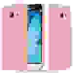 Cadorabo Hülle für Samsung Galaxy J3 2015 Schutzhülle in Rosa Handyhülle TPU Silikon Etui Case Cover