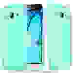 Cadorabo Hülle für Samsung Galaxy J3 2015 Schutzhülle in Blau Handyhülle TPU Silikon Etui Case Cover