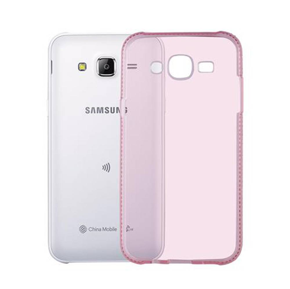 Cadorabo Hülle für Samsung Galaxy J5 2015 Schutz Hülle in Rosa Case Cover TPU Silikon Strass Handyhülle Etui