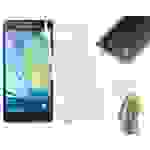 Cadorabo Hülle für Samsung Galaxy A5 2015 Schutz Hülle in Gelb Case Cover TPU Silikon Strass Handyhülle Etui