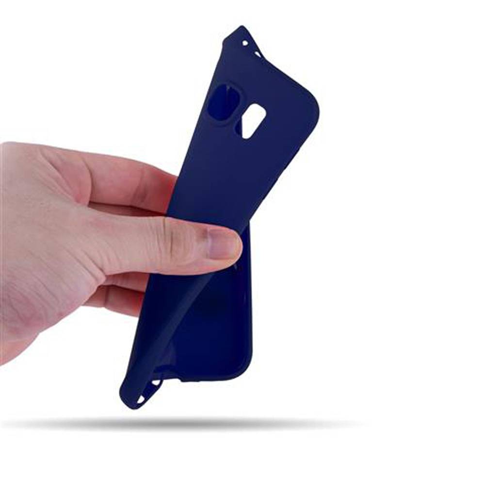 Cadorabo Hülle für Samsung Galaxy S6 Schutzhülle in Blau Handyhülle TPU Silikon Etui Case Cover